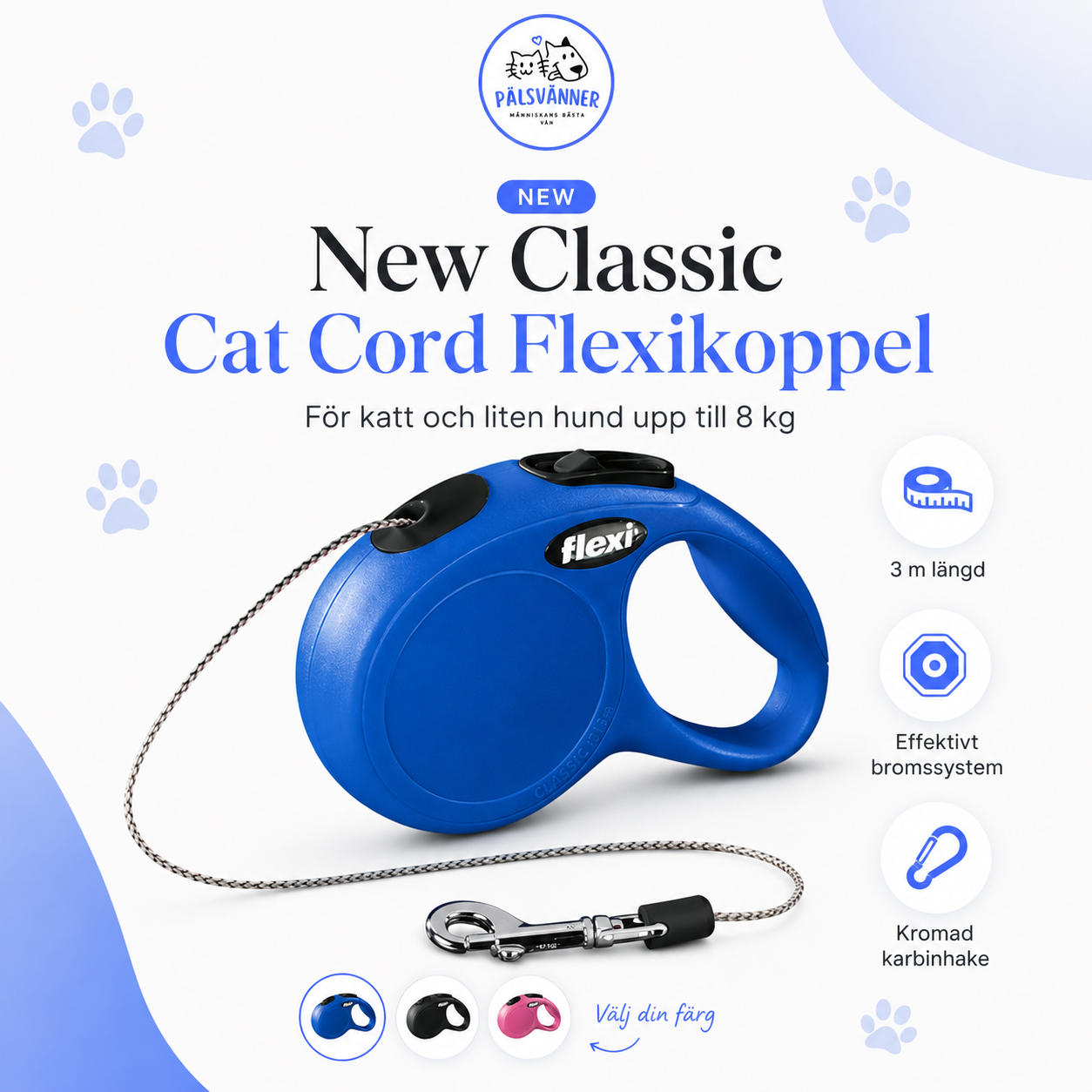 Flexi 3m New Classic Cord