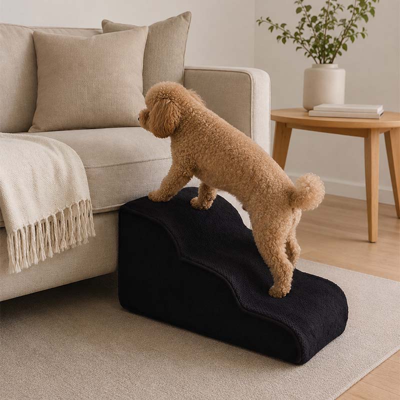 Hundtrappa för soffa & säng – mjuk, halkfri & tvättbar