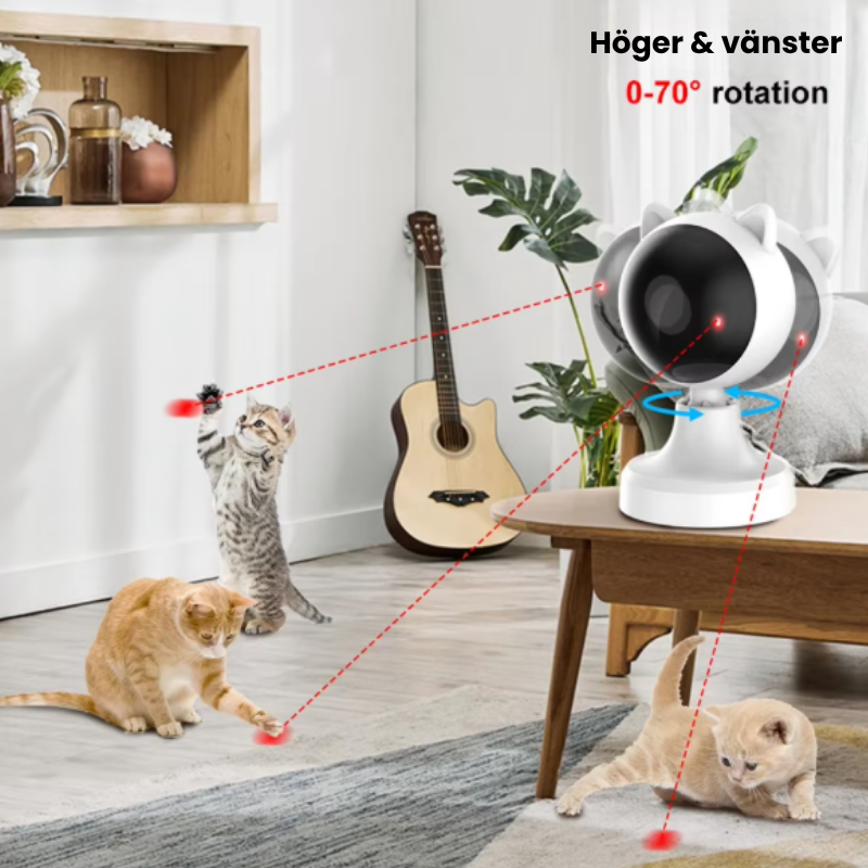 Interaktiv Laserleksak för Katt