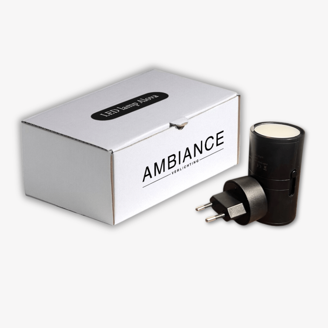 LED Plugglampa Dimbart Nattljus med Sensor