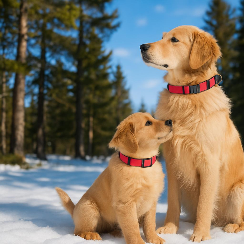 Reflekterande Hundhalsband – Mjukt & Justerbart