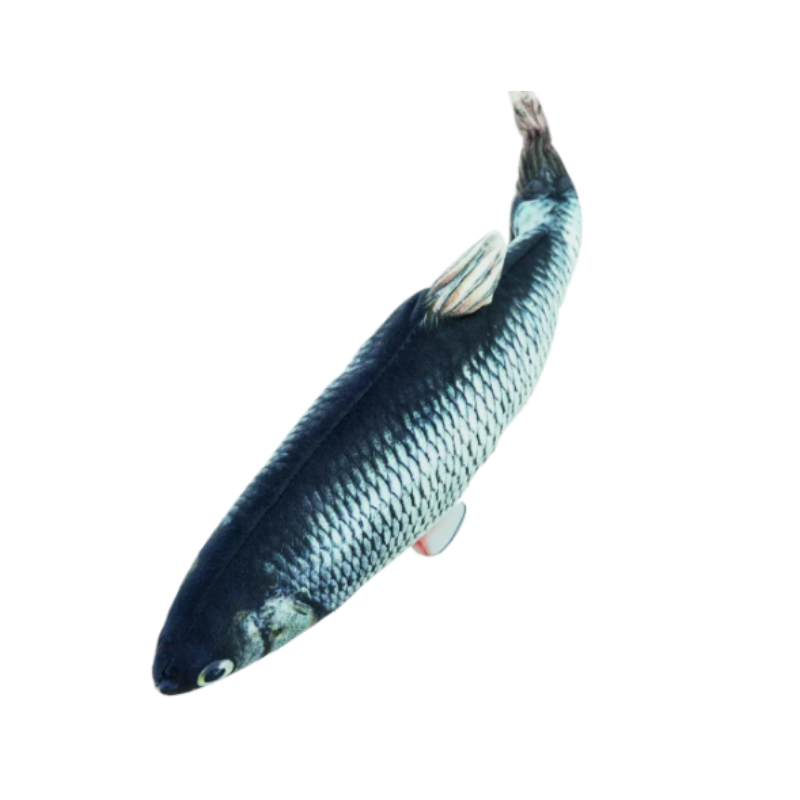 Sprattlande Fisk med kattmynta