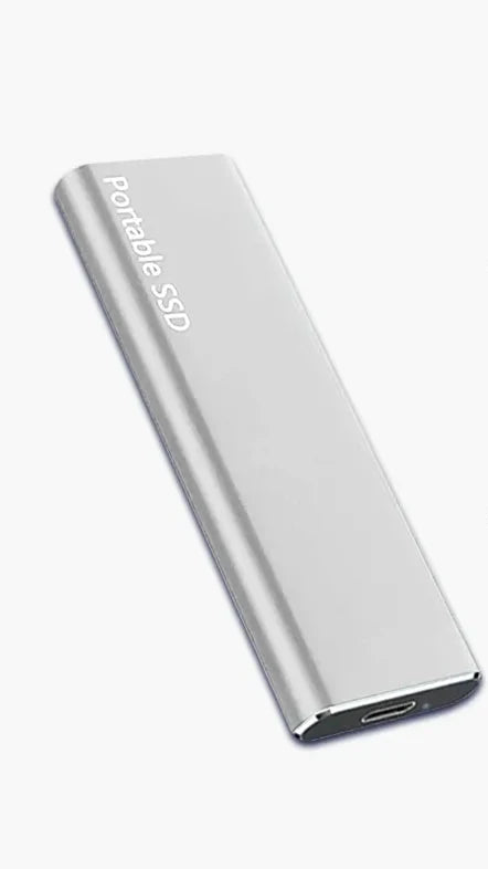 4 TB Extern Hårddisk - Ultra Tunn USB-C Lagring