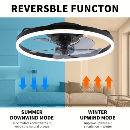 SilentBreeze Takfläkt 50 cm med Dimbar LED