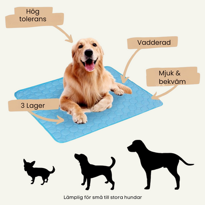Svalkande kylmatta/kylfilt - för hund och katt