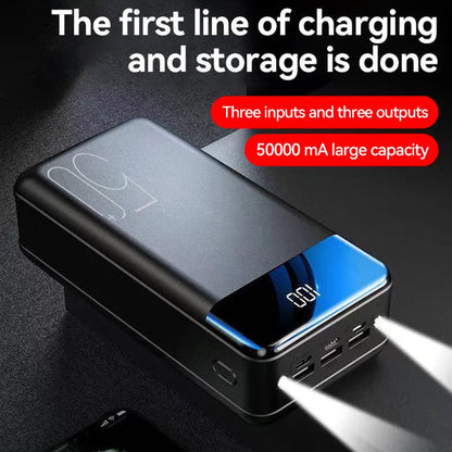 Powerbank 100.000 mAh | Ultra-snabb laddning | För laptop, surfplatta & smartphone | Kompakt & extremt kraftfull
