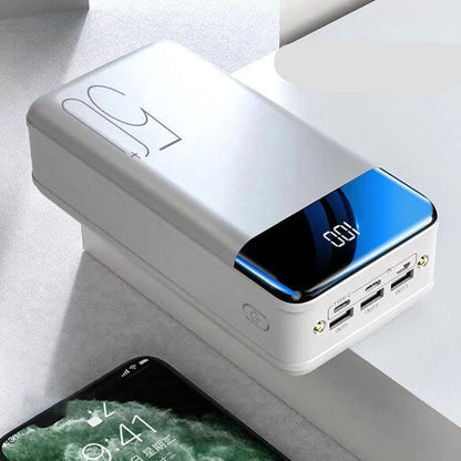Powerbank 100.000 mAh | Ultra-snabb laddning | För laptop, surfplatta & smartphone | Kompakt & extremt kraftfull