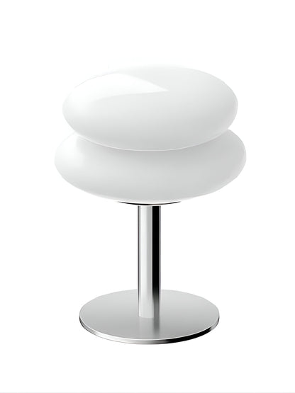 Macaron Inspirerad Bordslampa - Elegant Bordslampa i Glas för en Livlig Rumsatmosfär