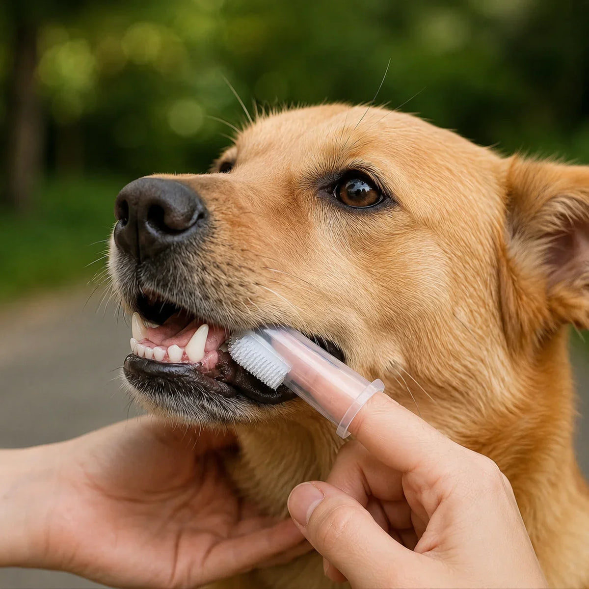 Fingertandborstar i Silikon för Hund och Katt 6-pack