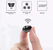 2-pack mini WiFi-säkerhetskameror - Trådlös HD-nattseende för barn- och husdjursövervakning