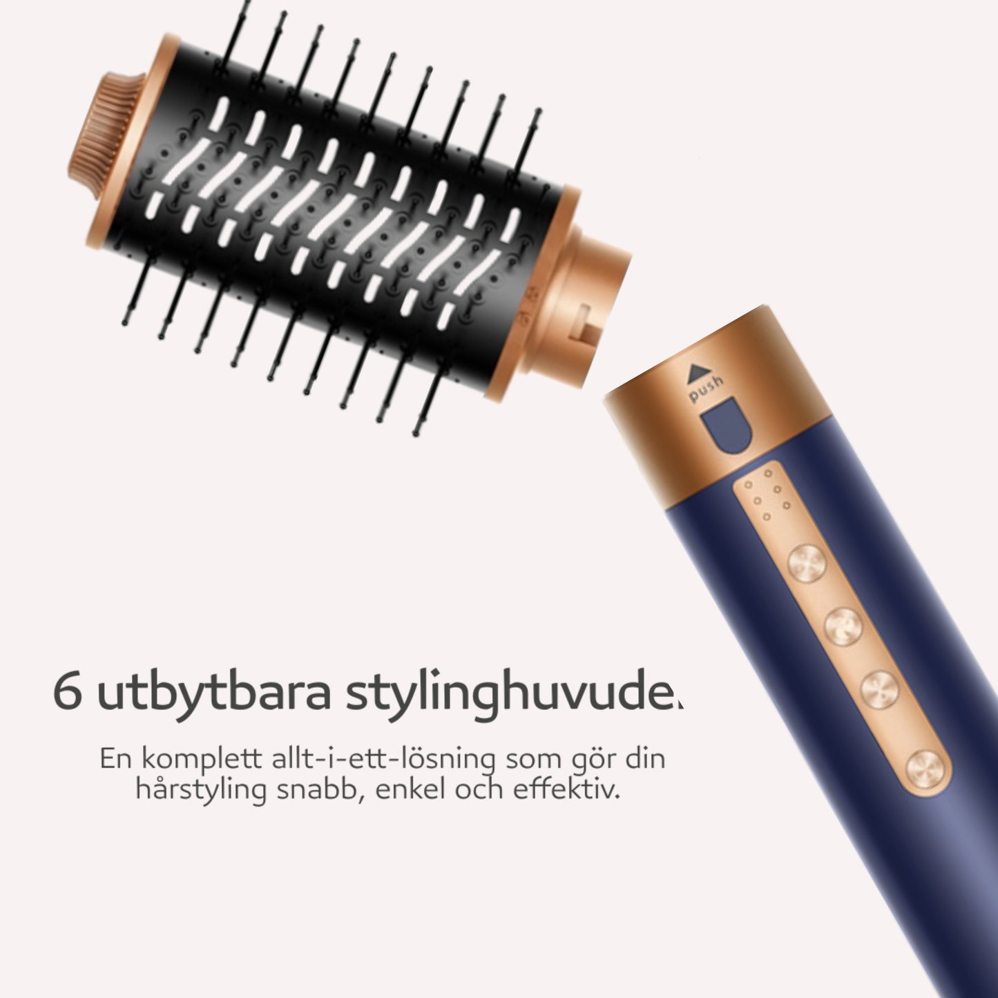 Veloura AirStyler 6-i-1 Multistyler Hårfön 1400W