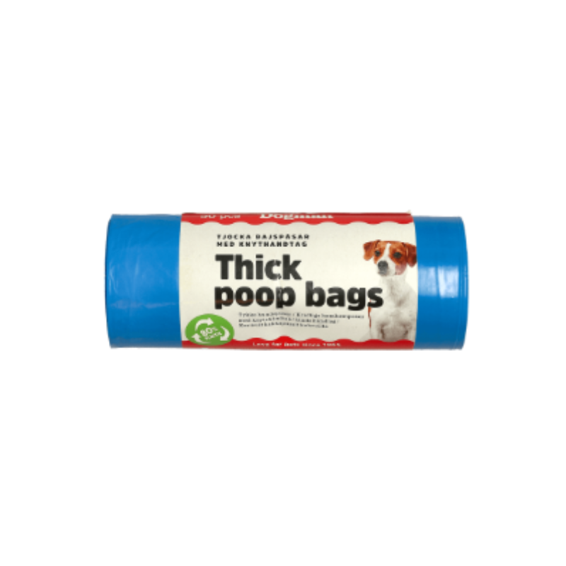 Dogman bajspåsar med handtag 50-pack för hund