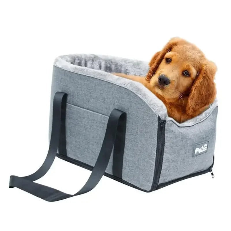 Bilstol för hund och katt - mjuk & trygg bilstol