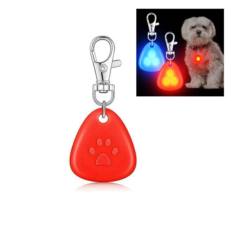 Blinkande LED hängsmycke för hundhalsband