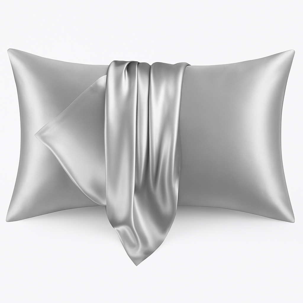 SilkCare™ Lux – 2-pack lyxiga mullbärssilkesörngott med antibakteriellt