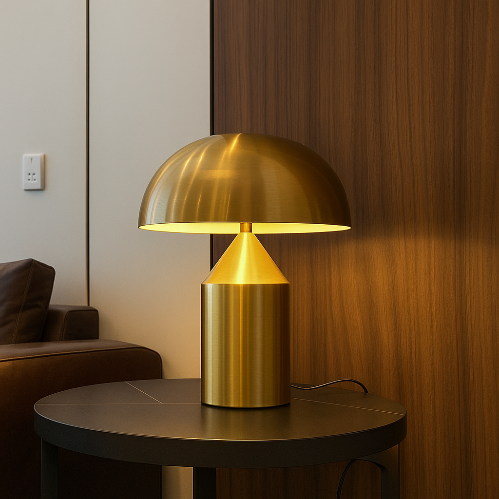 Sculptura Bordslampa – Modern Design i Metall