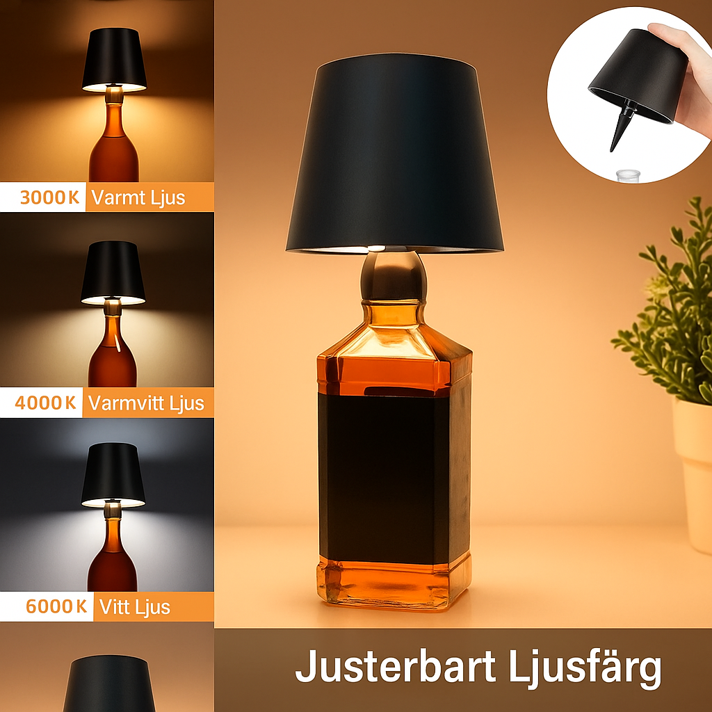 Lumo LED Flasklampa Trådlös