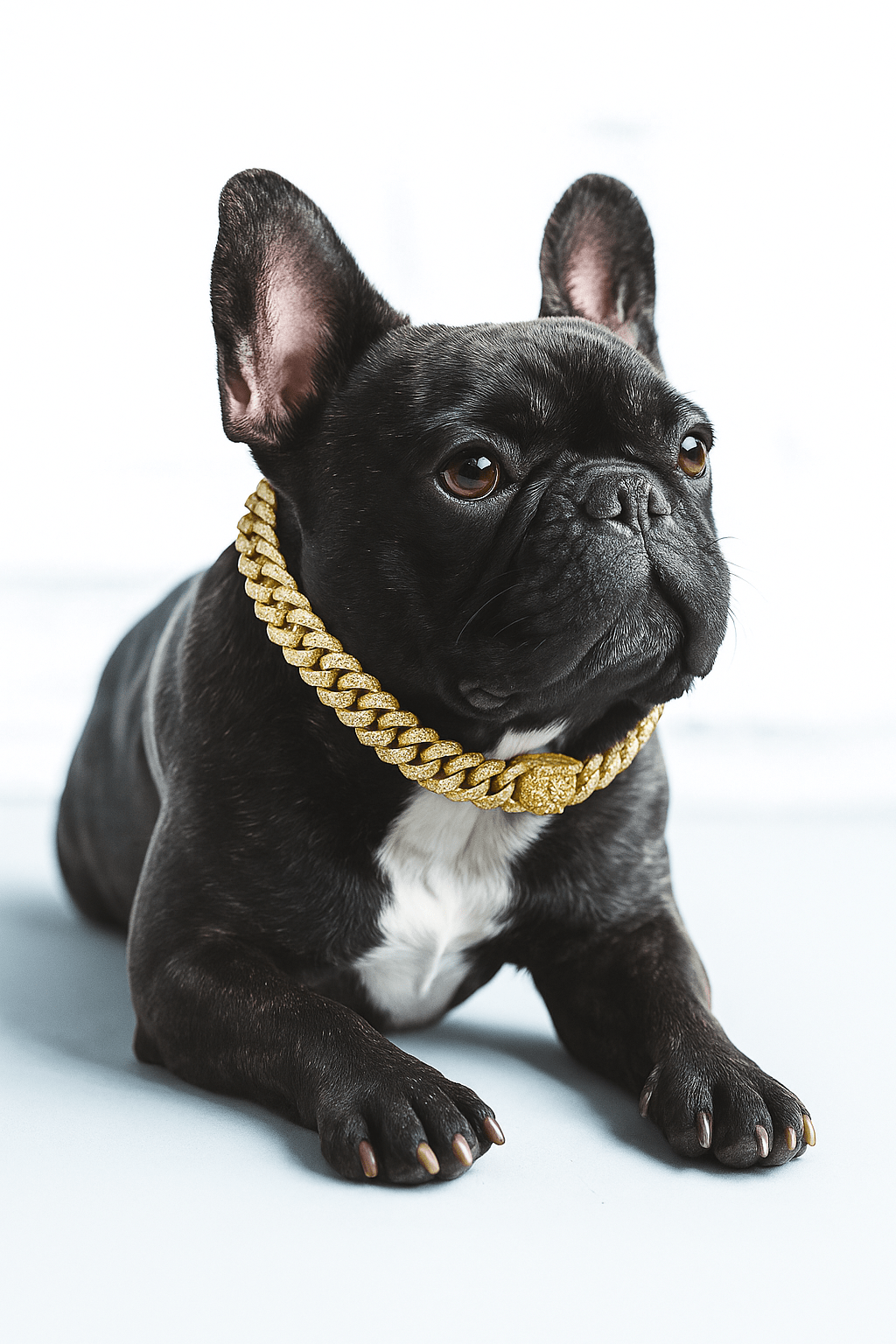 Guldfärgad Hundkedja – Dekorativt Halsband för Hund