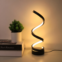 Spiral Design Bordslampa - 3 Färger Justerbar Skrivbordslampa