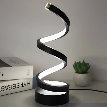 Spiral Design Bordslampa - 3 Färger Justerbar Skrivbordslampa