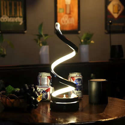 Spiral Design Bordslampa - 3 Färger Justerbar Skrivbordslampa