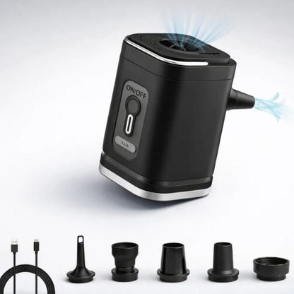 Elektrisk luftpump för liggunderlag och camping