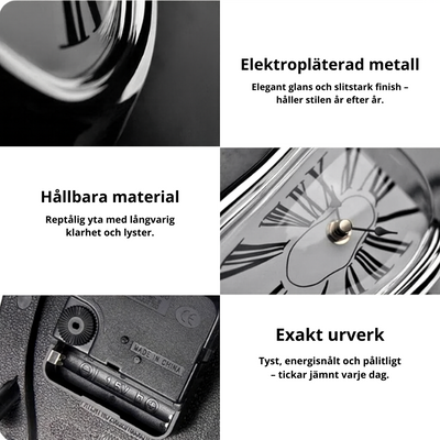 Smältande Dali Väggklocka – Surrealistisk & Unik Designklocka