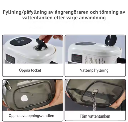 Ångrengörare 3 BAR 105°C SteamMaster Pro