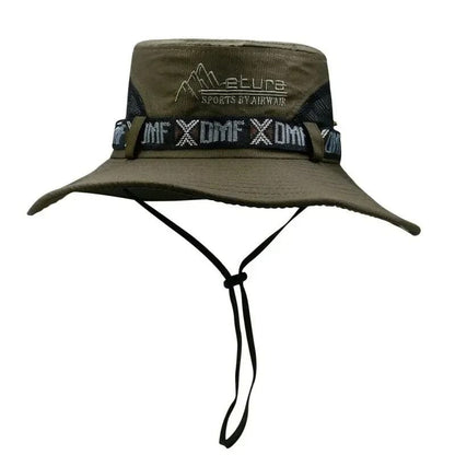 Fiskehatt med mesh ventilerande UV-skydd