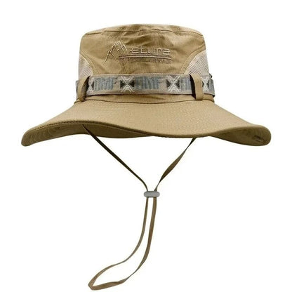 Fiskehatt med mesh ventilerande UV-skydd
