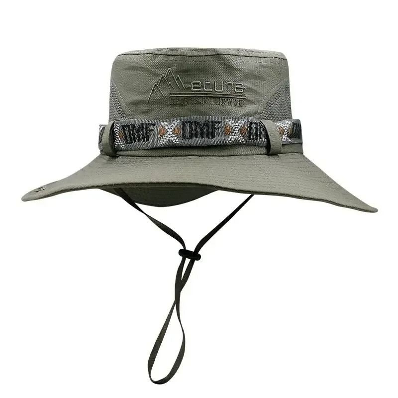 Fiskehatt med mesh ventilerande UV-skydd