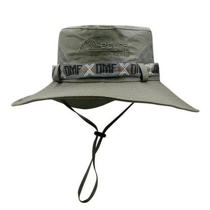 Fiskehatt med mesh ventilerande UV-skydd