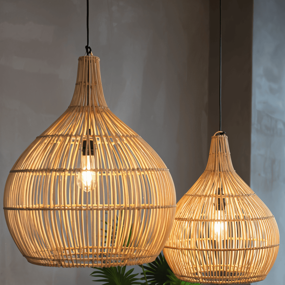 Flätad Ljusbur Pendellampa