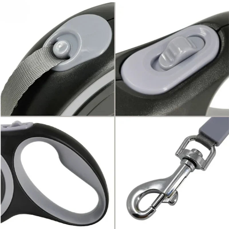 Flexikoppel 8 m – utdragbart hundkoppel med broms