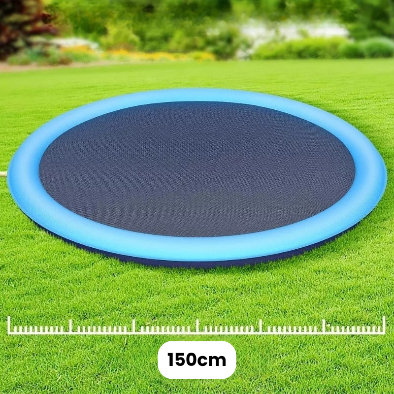 Vattenplaskmatta 150 cm för hundar med sprinklers