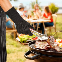 Grillhandskar värmetåliga upp till 800 °C ugnshandskar