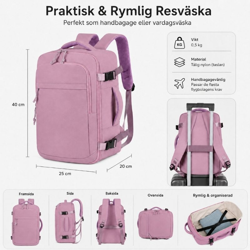 Handbagage Ryggsäck 20L
