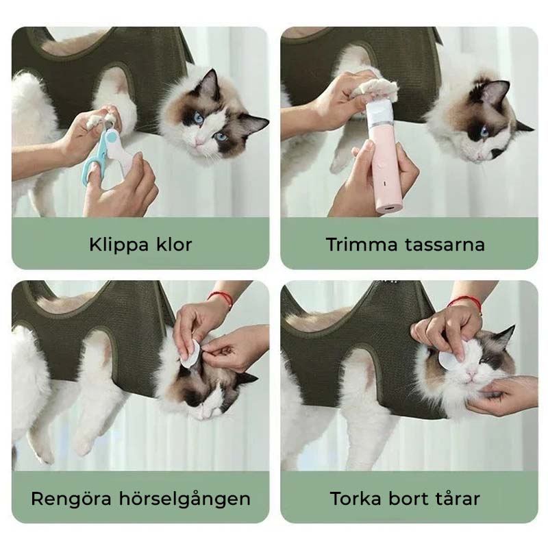 Hängmatta för hund och katt - klovård & hygien