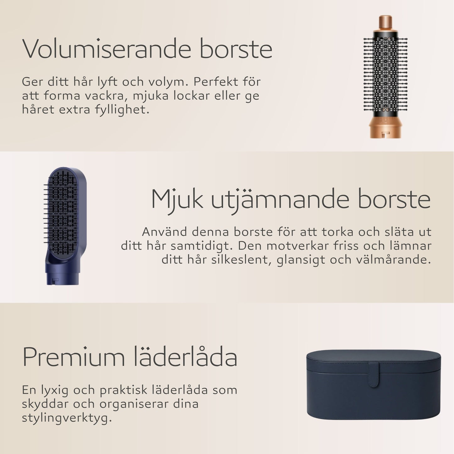 Veloura AirStyler 6-i-1 Multistyler Hårfön 1400W