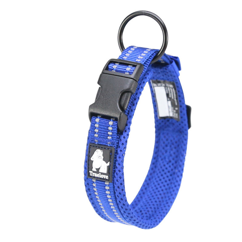 Hundhalsband med vaddering & reflex