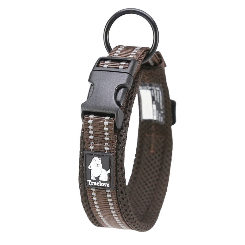 Hundhalsband med vaddering & reflex