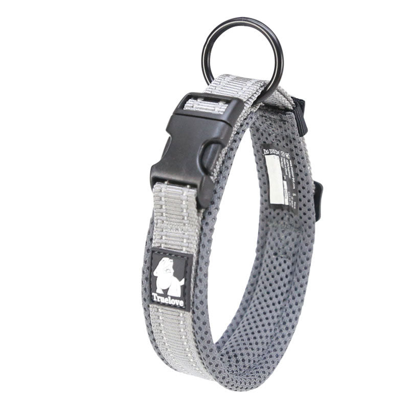Hundhalsband med vaddering & reflex