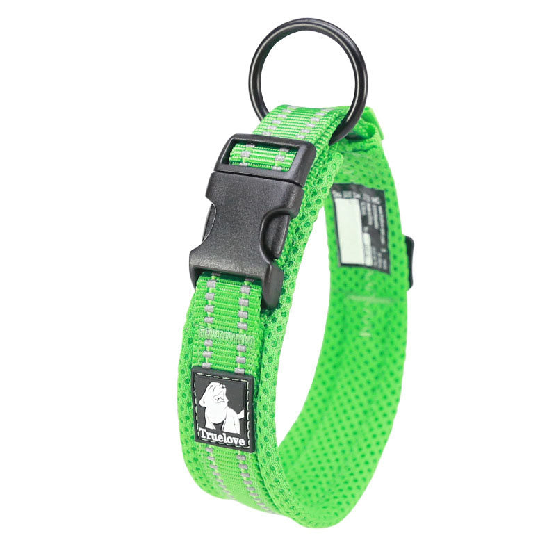 Hundhalsband med vaddering & reflex