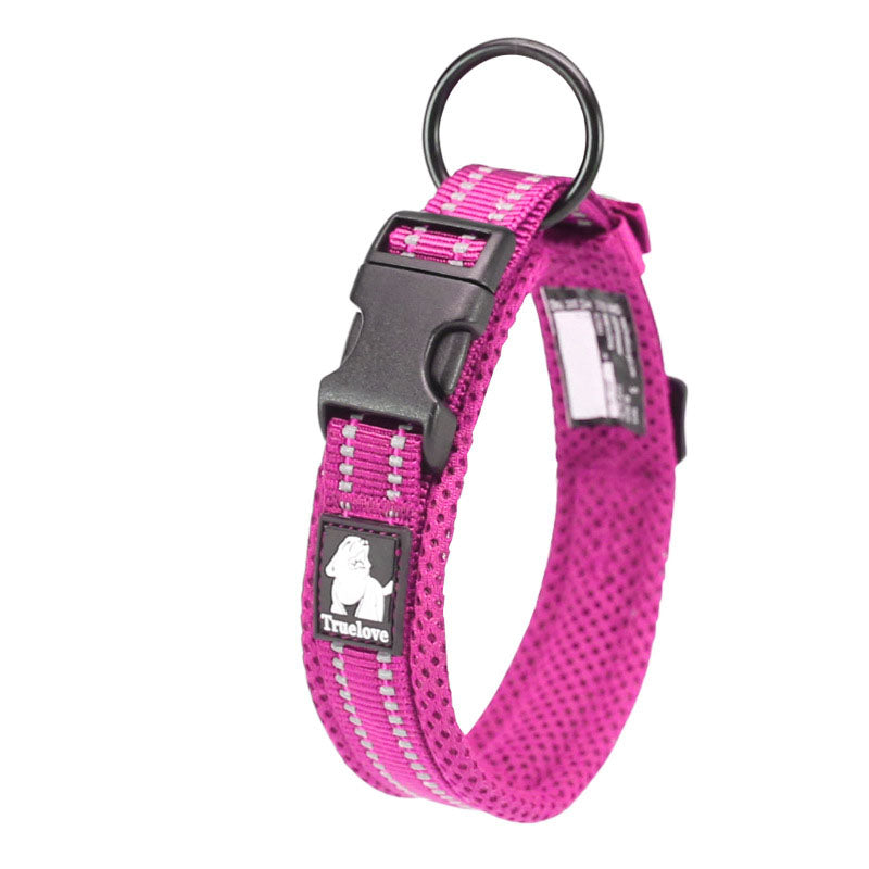 Hundhalsband med vaddering & reflex