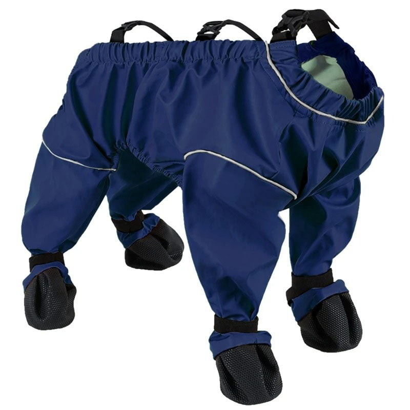 Hundoverall hundjacka med tasskydd