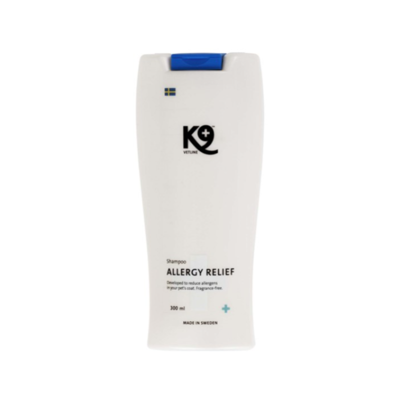 K9 Allergy Relief Schampo 300 ml – parfymfritt