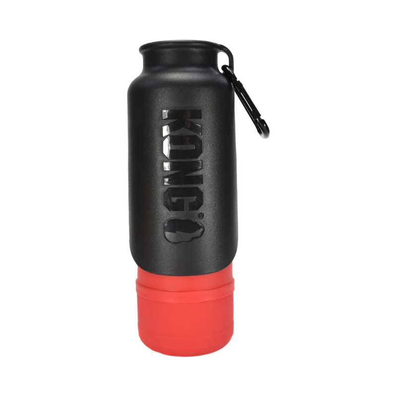 KONG H2O isolerad vattenflaska hund 740 ml rostfri