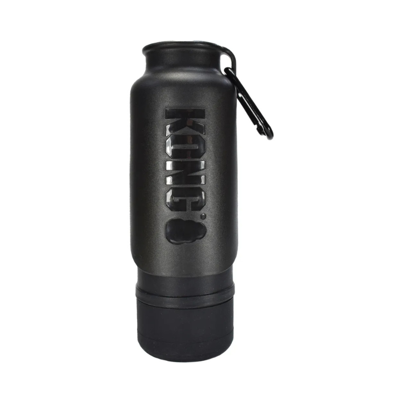 KONG H2O isolerad vattenflaska hund 740 ml rostfri