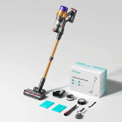 Cleanova X7 - 550W – 50 kPa Avancerad Sladdlös Dammsugare 2026 - Skaftdammsugare