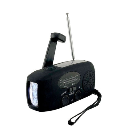 Nödradio USB-C – Vevradio med Powerbank & LED-ficklampa